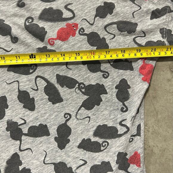 Marc by Marc Jacob Size Small 100% Pima Cotton Gray Mouse T-shirt - Picture 4 of 6